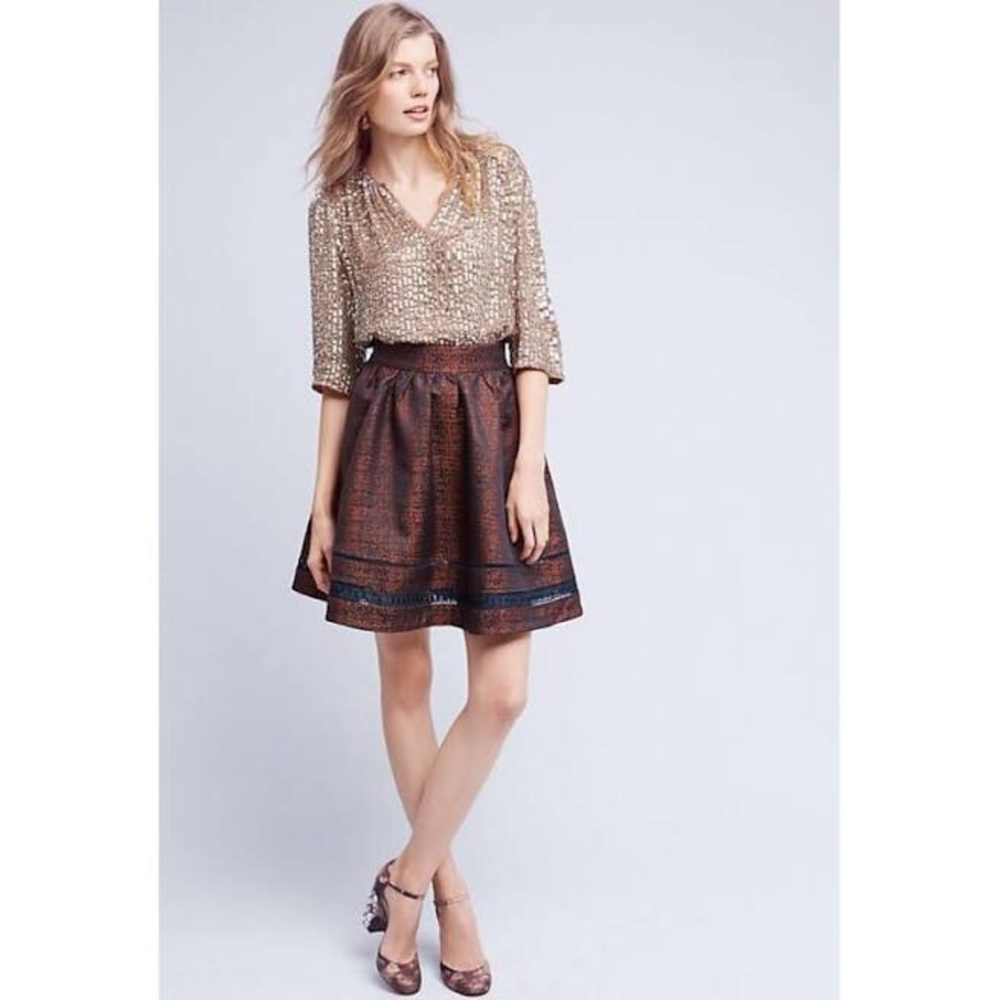 Anthropologie ERI + ALI high-waisted skirt NWT